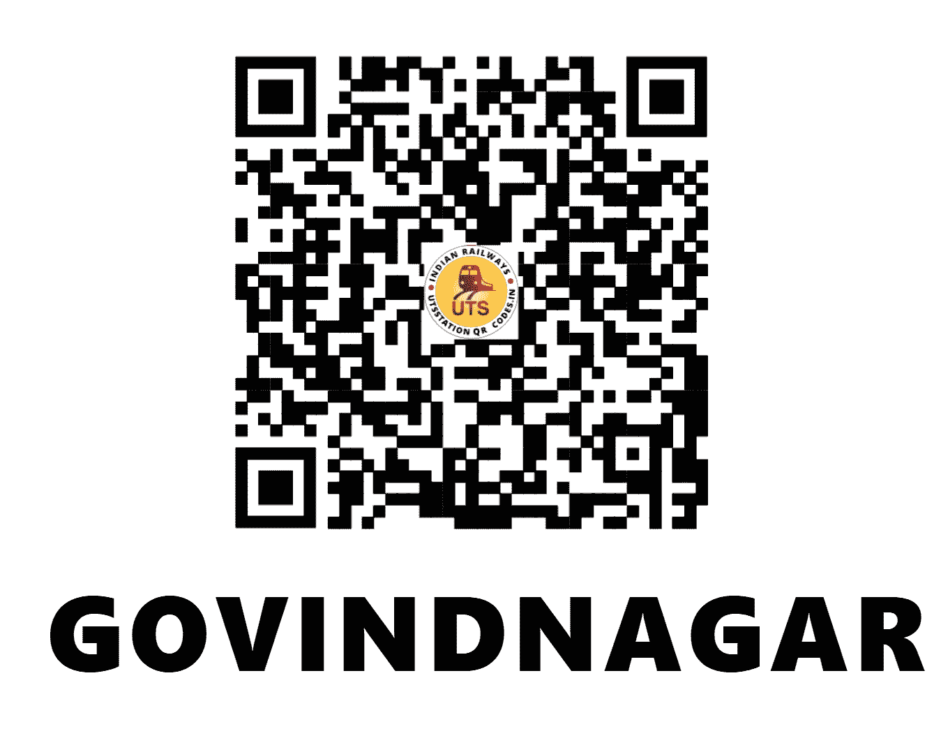 UTS QR Code for GOVINDNAGAR - GOVR - NE (UTTAR PRADESH)